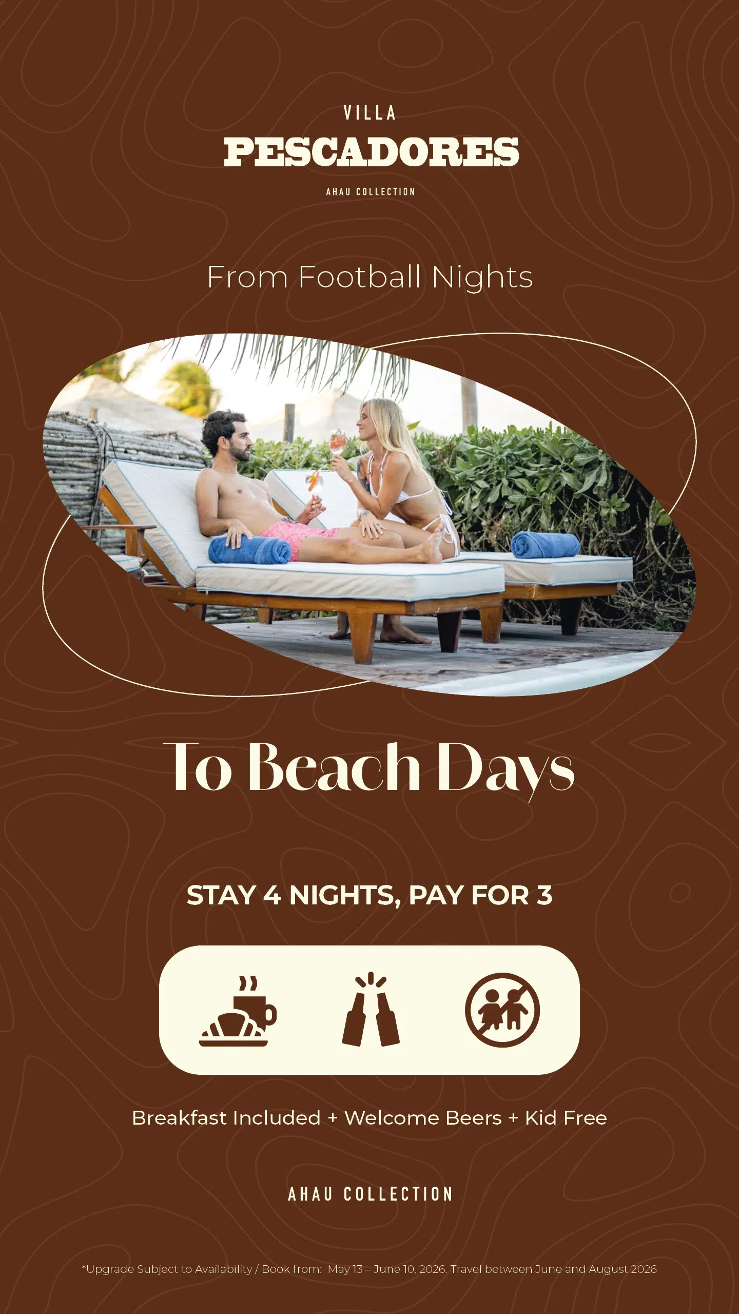 Villa Pescadores Promotion: To Beach Days — stay 4 nights, pay for 3